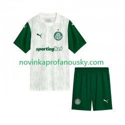 Palmeiras Dres Venkovní Fotbalové Dresy pro Děti 2025-2026 Krátký rukáv