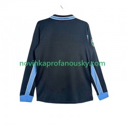 Lazio Řím Dres Retro Venkovní Fotbalové Dresy pro Muže 1998 1999 Dlouhý rukáv