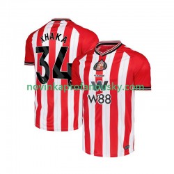 Dres Sunderland Granit Xhaka 34 Domácí Fotbalové Dresy pro Muže 2025-2026 Krátký rukáv