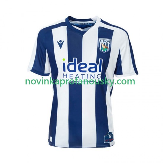 West Bromwich Albion Dres Domácí Fotbalové Dresy pro Muže 2025-2026 Krátký rukáv
