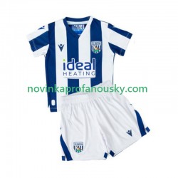 West Bromwich Albion Dres Domácí Fotbalové Dresy pro Děti 2025-2026 Krátký rukáv