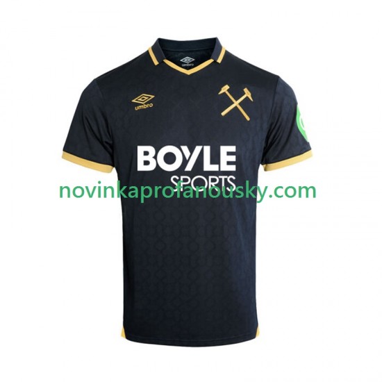 West Ham United Dres Alternativní Fotbalové Dresy pro Muže 2025-2026 Krátký rukáv
