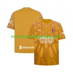 AC Milán Dres Brankářské Domácí Fotbalové Dresy pro Muže 2026-2027 Krátký rukáv