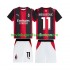 AC Milán Dres Ibrahimović 11 Domácí Fotbalové Dresy pro Děti 2026-2027 Krátký rukáv