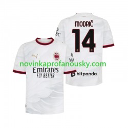 AC Milán Dres Modrić Luka 14 Venkovní Fotbalové Dresy pro Muže 2026-2027 Krátký rukáv