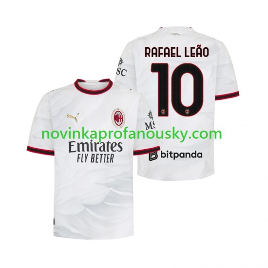 AC Milán Dres Rafael Leao 10 Venkovní Fotbalové Dresy pro Muže 2026-2027 Krátký rukáv