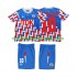 AFC Ajax Dres BERGKAMP 10 1989 1990 Retro Venkovní Fotbalové Dresy pro Děti Dlouhý rukáv