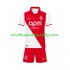 AS Monaco Dres Domácí Fotbalové Dresy pro Děti 2026-2027 Krátký rukáv