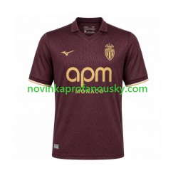 AS Monaco Dres Venkovní Fotbalové Dresy pro Muže 2026-2027 Krátký rukáv