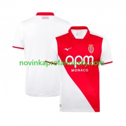 AS Monaco Dres Domácí Fotbalové Dresy pro Muže 2026-2027 Krátký rukáv
