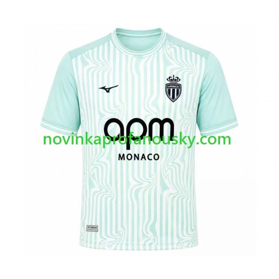 AS Monaco Dres Alternativní Fotbalové Dresy pro Muže 2026-2027 Krátký rukáv