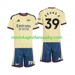 Arsenal Dres Bruno Guimaraes 39 Alternativní Fotbalové Dresy pro Děti 2026-2027 Krátký rukáv
