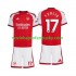 Arsenal Dres Christos Tzolis 17 Domácí Fotbalové Dresy pro Děti 2026-2027 Krátký rukáv