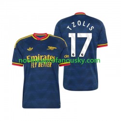 Arsenal Dres Christos Tzolis 17 Venkovní Fotbalové Dresy pro Muže 2026-2027 Krátký rukáv