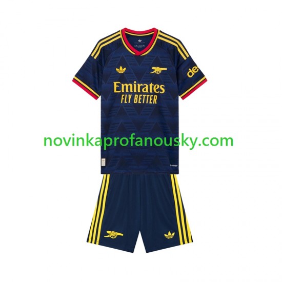 Arsenal Dres Venkovní Fotbalové Dresy pro Děti 2026-2027 Krátký rukáv
