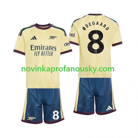 Arsenal Dres Martin Odegaard 8 Alternativní Fotbalové Dresy pro Děti 2026-2027 Krátký rukáv
