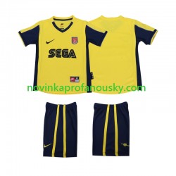 Arsenal Dres 2000 2001 Retro Venkovní Fotbalové Dresy pro Děti Krátký rukáv