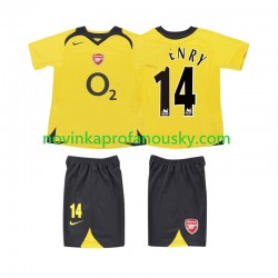 Arsenal Dres Thierry Henry 14 2005 Retro Venkovní Fotbalové Dresy pro Děti 2006 Krátký rukáv