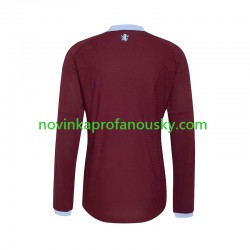 Aston Villa Dres Domácí Fotbalové Dresy pro Muže 2026-2027 Dlouhý rukáv