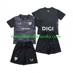 Athletic Bilbao Dres Brankářské Domácí Fotbalové Dresy pro Děti 2026-2027 Krátký rukáv