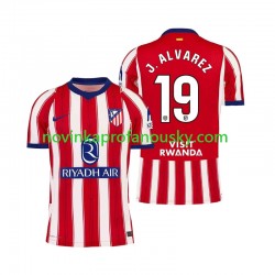 Atlético Madrid Dres Julian Alvarez 19 Domácí Fotbalové Dresy pro Muže 2026-2027 Krátký rukáv