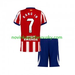 Atlético Madrid Dres Lee Kang-in 7 Domácí Fotbalové Dresy pro Děti 2026-2027 Krátký rukáv