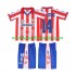 Atlético Madrid Dres SIMEONE 14 1996 1997 Retro Domácí Fotbalové Dresy pro Děti Krátký rukáv