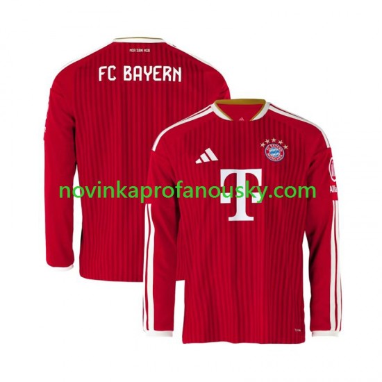 FC Bayern Mnichov Dres Domácí Fotbalové Dresy pro Muže 2026-2027 Dlouhý rukáv