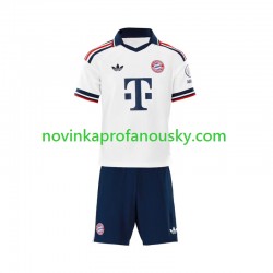 FC Bayern Mnichov Dres Venkovní Fotbalové Dresy pro Děti 2026-2027 Krátký rukáv
