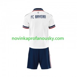 FC Bayern Mnichov Dres Venkovní Fotbalové Dresy pro Děti 2026-2027 Krátký rukáv