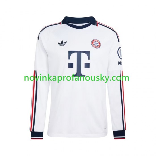 FC Bayern Mnichov Dres Venkovní Fotbalové Dresy pro Muže 2026-2027 Dlouhý rukáv