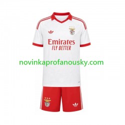 Benfica Dres Venkovní Fotbalové Dresy pro Děti 2026-2027 Krátký rukáv