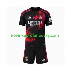 Benfica Dres Alternativní Fotbalové Dresy pro Děti 2026-2027 Krátký rukáv