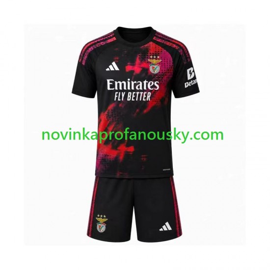 Benfica Dres Alternativní Fotbalové Dresy pro Děti 2026-2027 Krátký rukáv