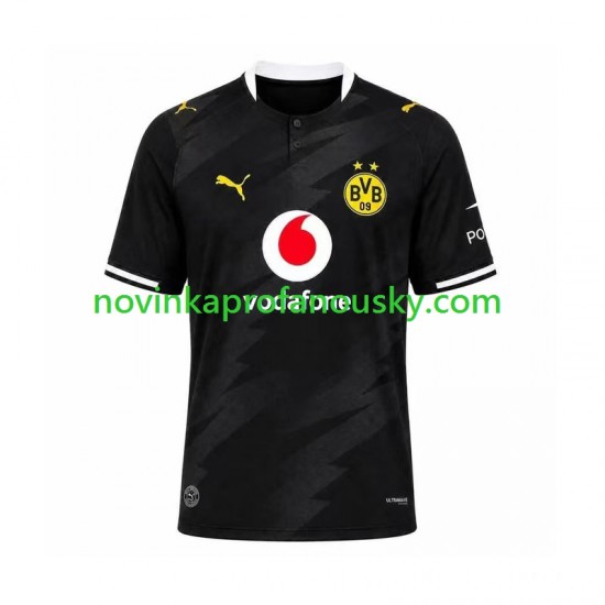 Borussia Dortmund Dres Venkovní Fotbalové Dresy pro Muže 2026-2027 Krátký rukáv