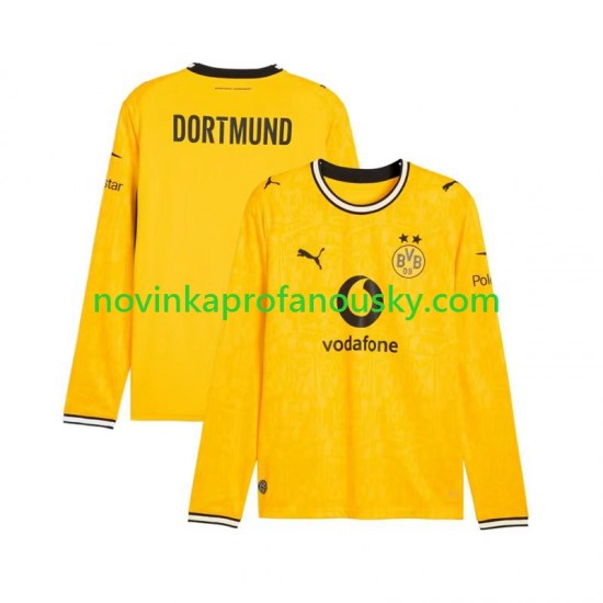 Borussia Dortmund Dres Domácí Fotbalové Dresy pro Muže 2026-2027 Dlouhý rukáv