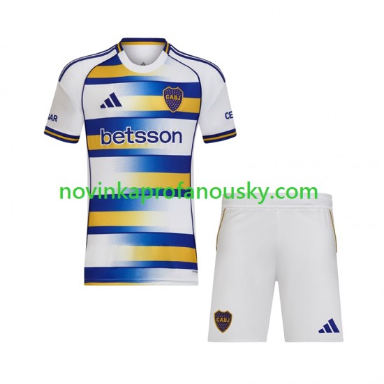 CA Boca Juniors Dres Alternativní Fotbalové Dresy pro Děti 2026-2027 Krátký rukáv