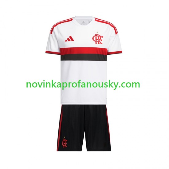 CR Flamengo Dres Venkovní Fotbalové Dresy pro Děti 2026-2027 Krátký rukáv