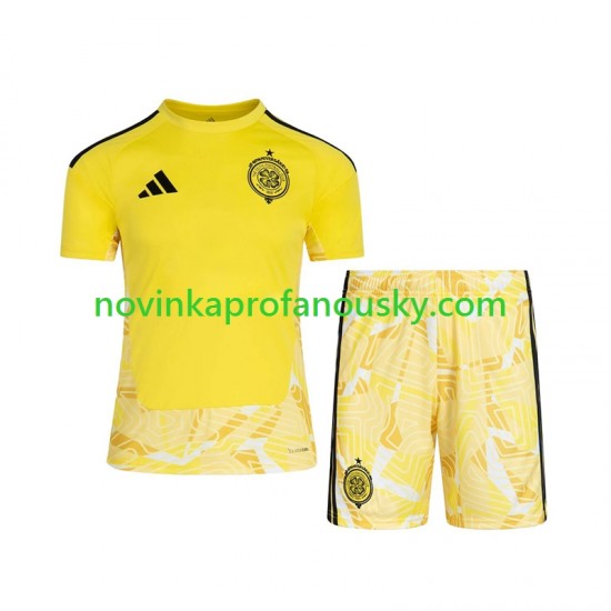 Celtic Dres FC Brankářské Domácí Fotbalové Dresy pro Děti 2026-2027 Krátký rukáv