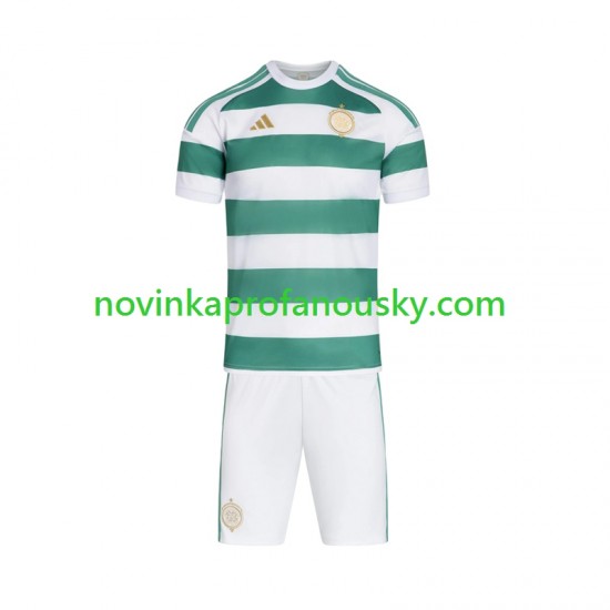 Celtic Dres FC Domácí Fotbalové Dresy pro Děti 2026-2027 Krátký rukáv
