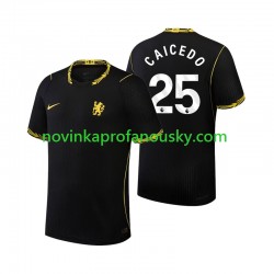 Chelsea Dres Moises Caicedo 25 Venkovní Fotbalové Dresy pro Muže 2026-2027 Krátký rukáv