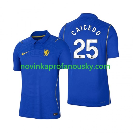 Chelsea Dres Moises Caicedo 25 Domácí Fotbalové Dresy pro Muže 2026-2027 Krátký rukáv