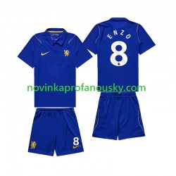 Dres Chlesea Enzo Fernandez 8 Domácí Fotbalové Dresy pro Děti 2026-2027 Krátký rukáv