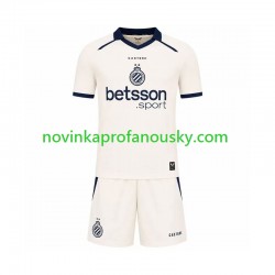 Club Brugge Dres Venkovní Fotbalové Dresy pro Děti 2026-2027 Krátký rukáv