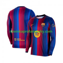 FC Barcelona Dres Domácí Fotbalové Dresy pro Muže 2026-2027 Dlouhý rukáv