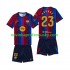 FC Barcelona Dres Jules Kounde 23 Domácí Fotbalové Dresy pro Děti 2026-2027 Krátký rukáv