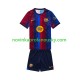 FC Barcelona Dres Domácí Fotbalové Dresy pro Děti 2026-2027 Krátký rukáv