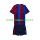 FC Barcelona Dres Domácí Fotbalové Dresy pro Děti 2026-2027 Krátký rukáv
