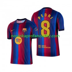 FC Barcelona Dres Pedri 8 Domácí Fotbalové Dresy pro Muže 2026-2027 Krátký rukáv