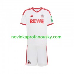 FC Köln Dres Domácí Fotbalové Dresy pro Děti 2026-2027 Krátký rukáv
